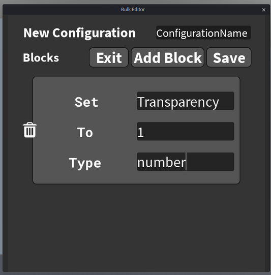 Bulk Editor (email delivery)
