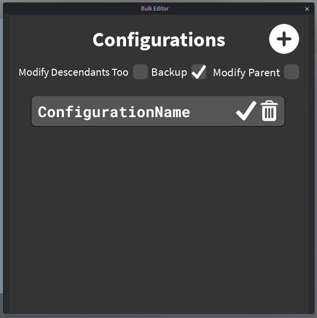 Bulk Editor (email delivery)