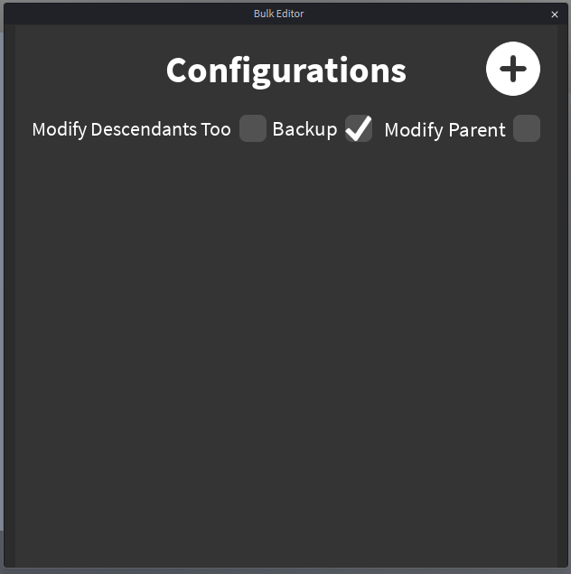 Bulk Editor (email delivery)
